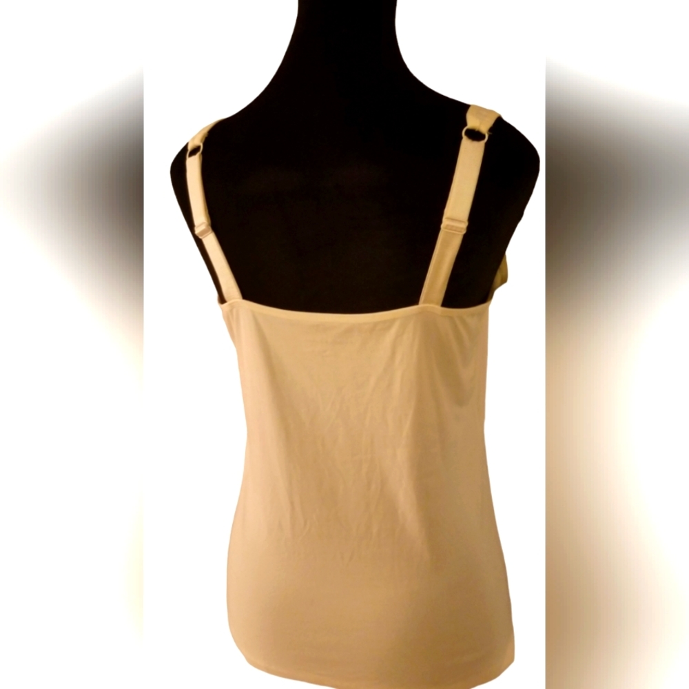 Coldwater Creek Cream Cami-Shell Top. View 3